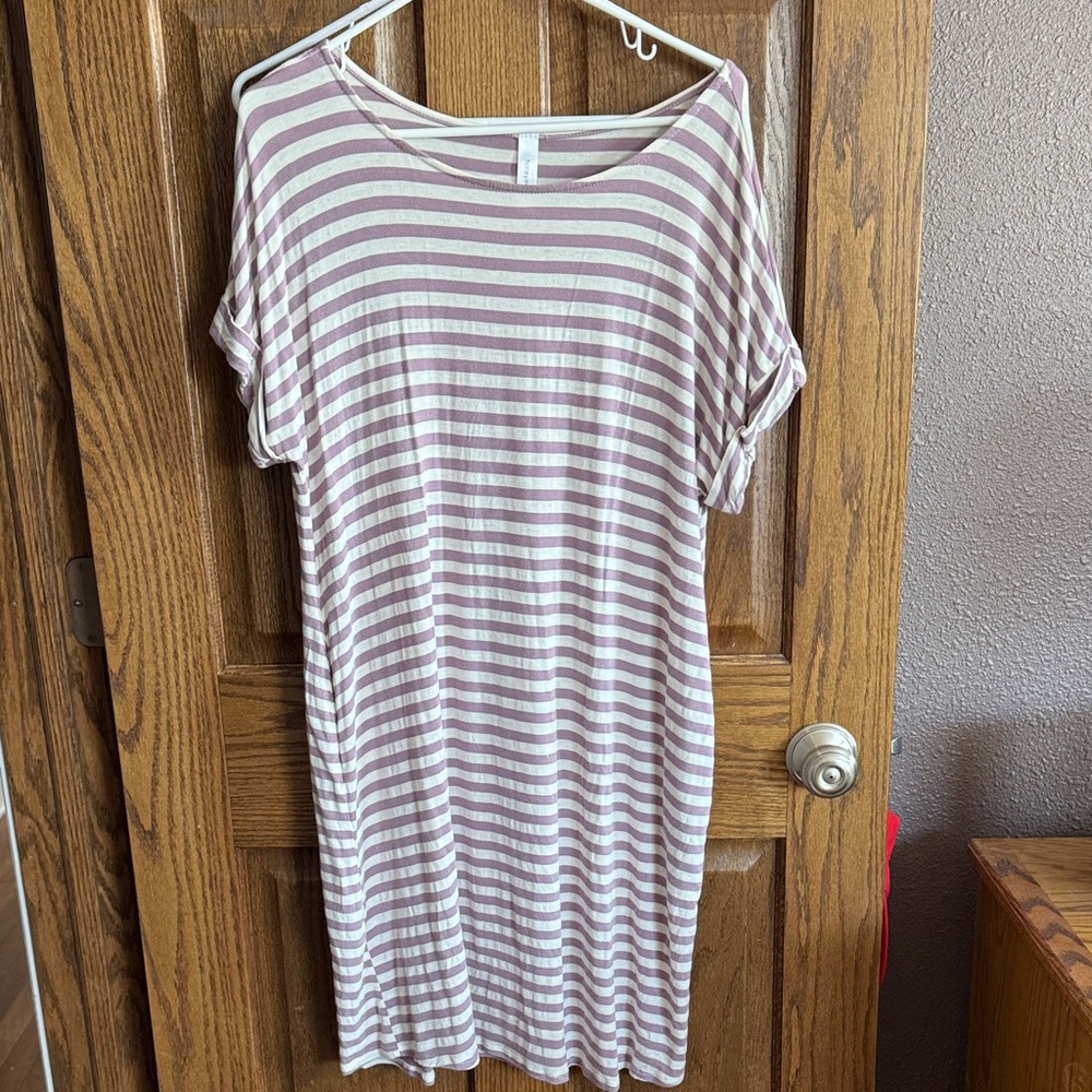 Striped Midi Dress